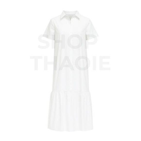 TUCKERNUCK White Martine Bubble Maxi Dress Size L NWT Retail $198 Tuckernuck - Picture 7 of 7